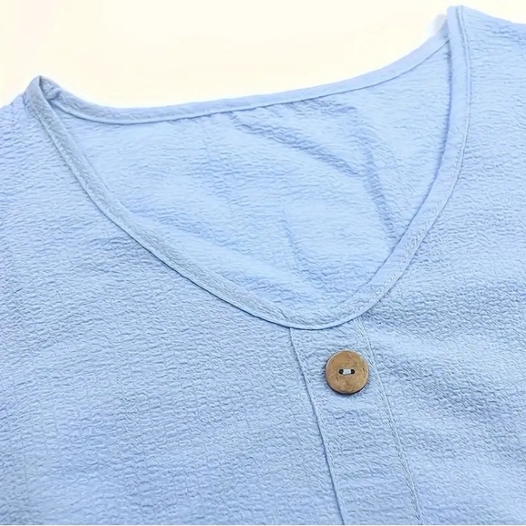 Casual Solid Color Two-piece Shorts Set - Picture 4 of 5